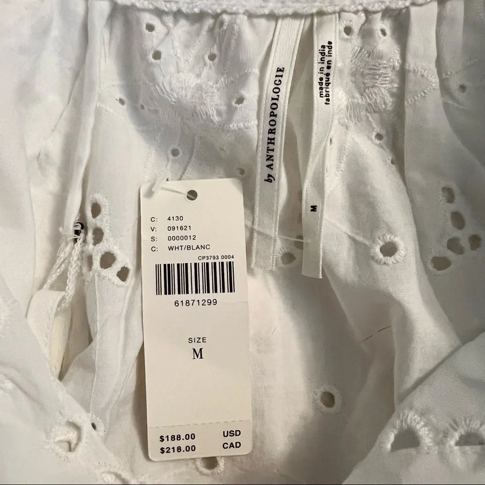 NWT Anthropologie Tallulah Eyelet Mini Dress - Picture 10 of 12